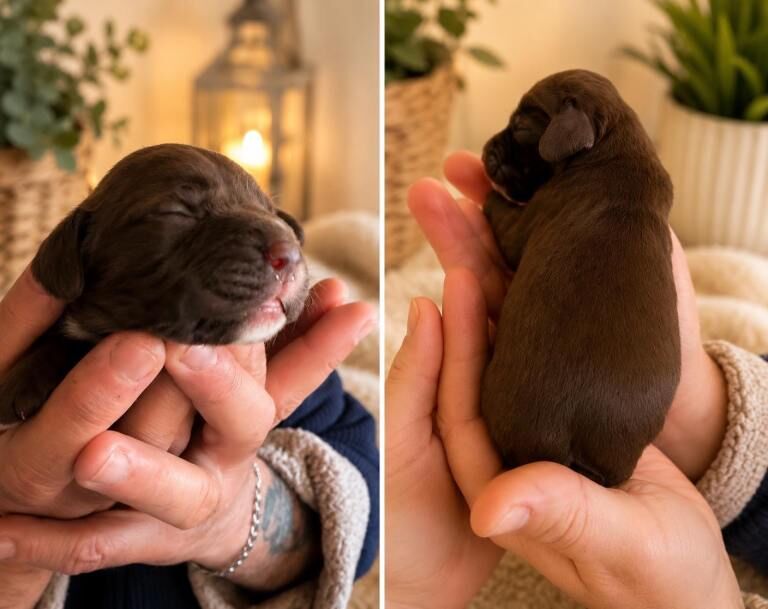 Beautiful Sprocker Spaniel pups 6 days old - Image 3 of 3